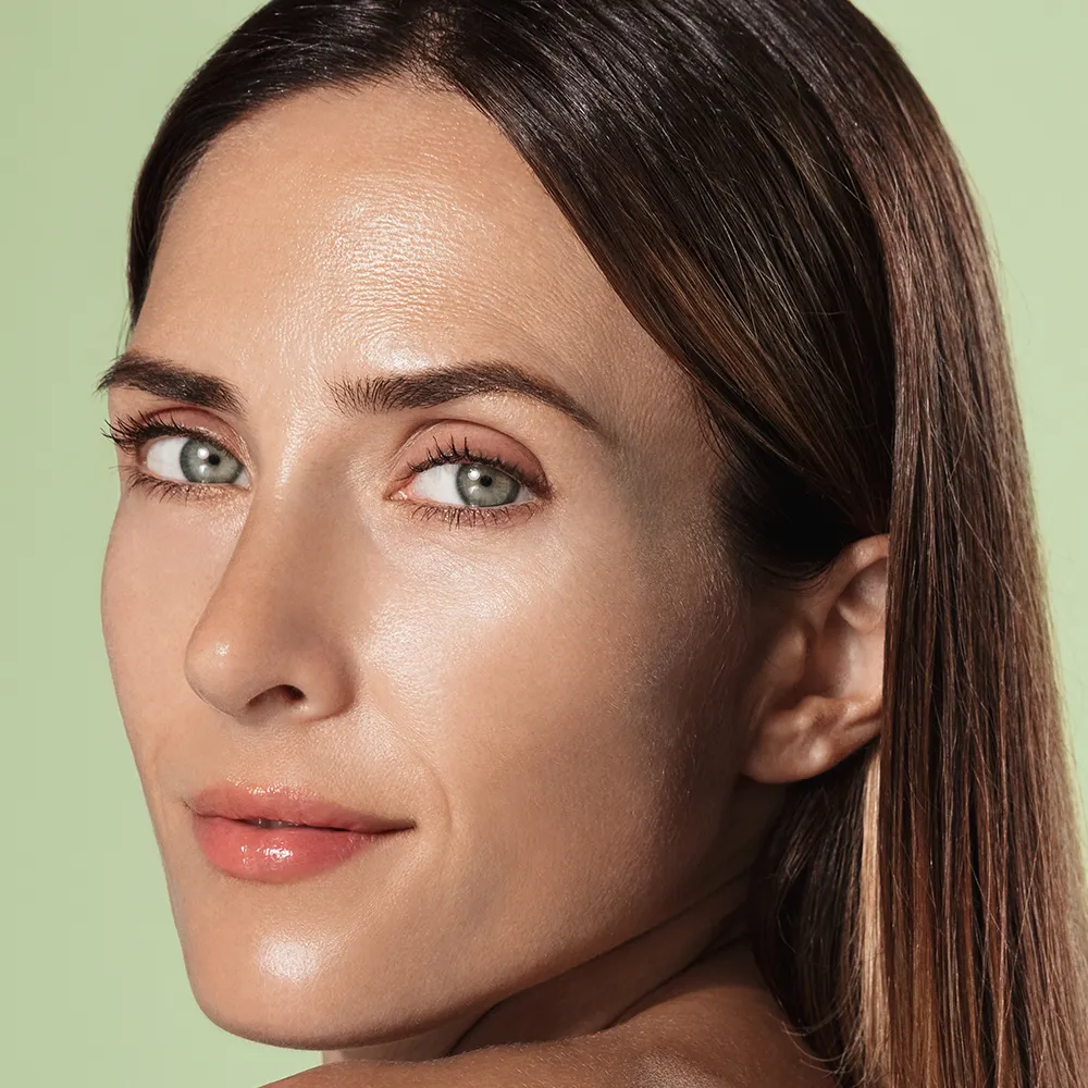 A woman looking directly at the camera.